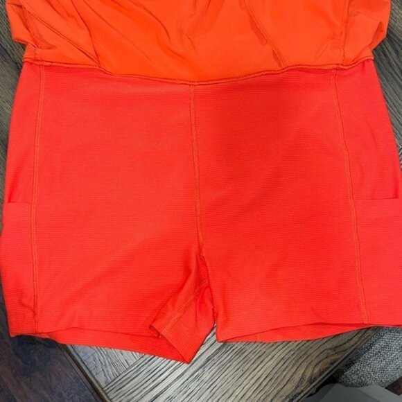 Athleta Venture Out Dress 12 Orange Activewear Outdoors Hiking Stretch Shorts - Picture 8 of 9